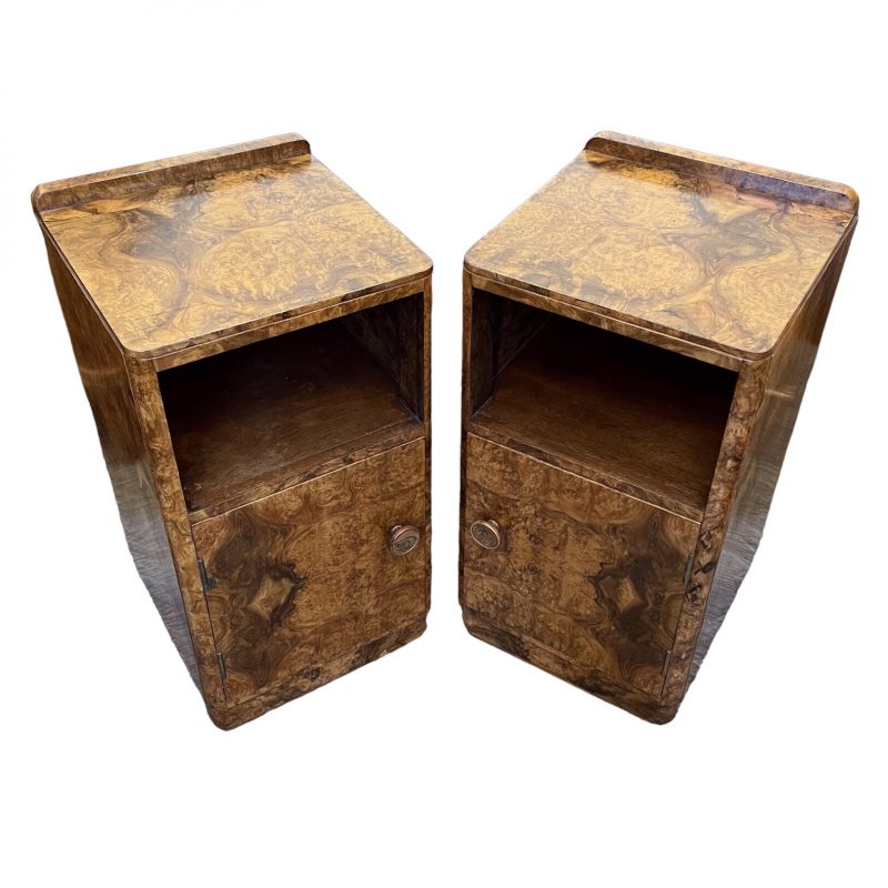 SOLD – Pair of Art Deco Bedside Tables