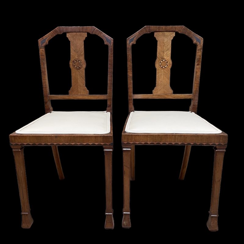 Pair Of Art Deco Side Chairs